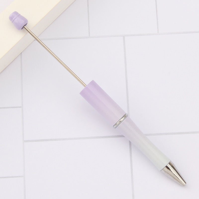 153A. Beadable DIY omber Gliter pen - Romo bead